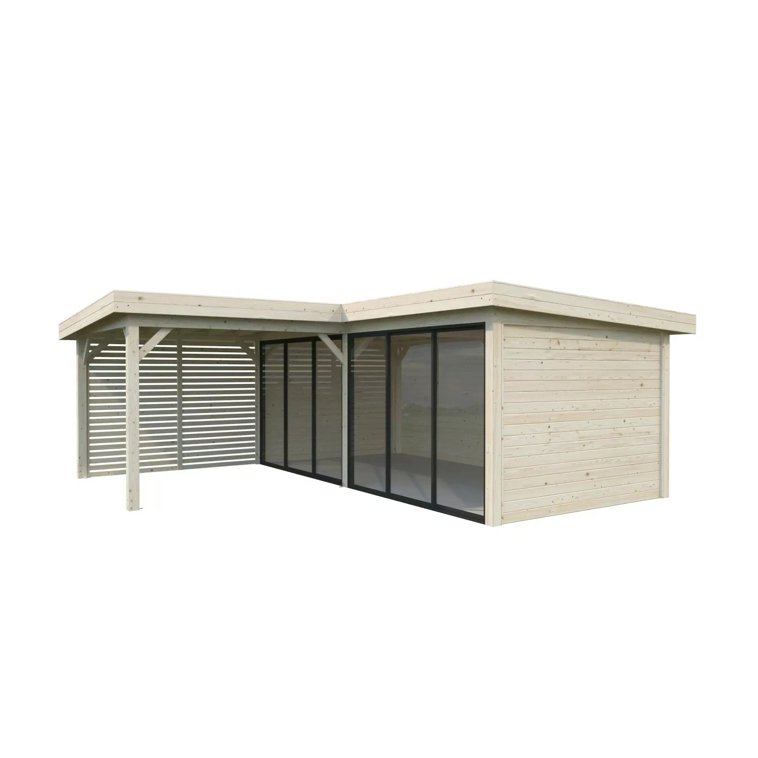 Palmako Pavillon Lenna Set 413 Slide Naturbelassen 588 cm x 588 cm FSC® günstig online kaufen