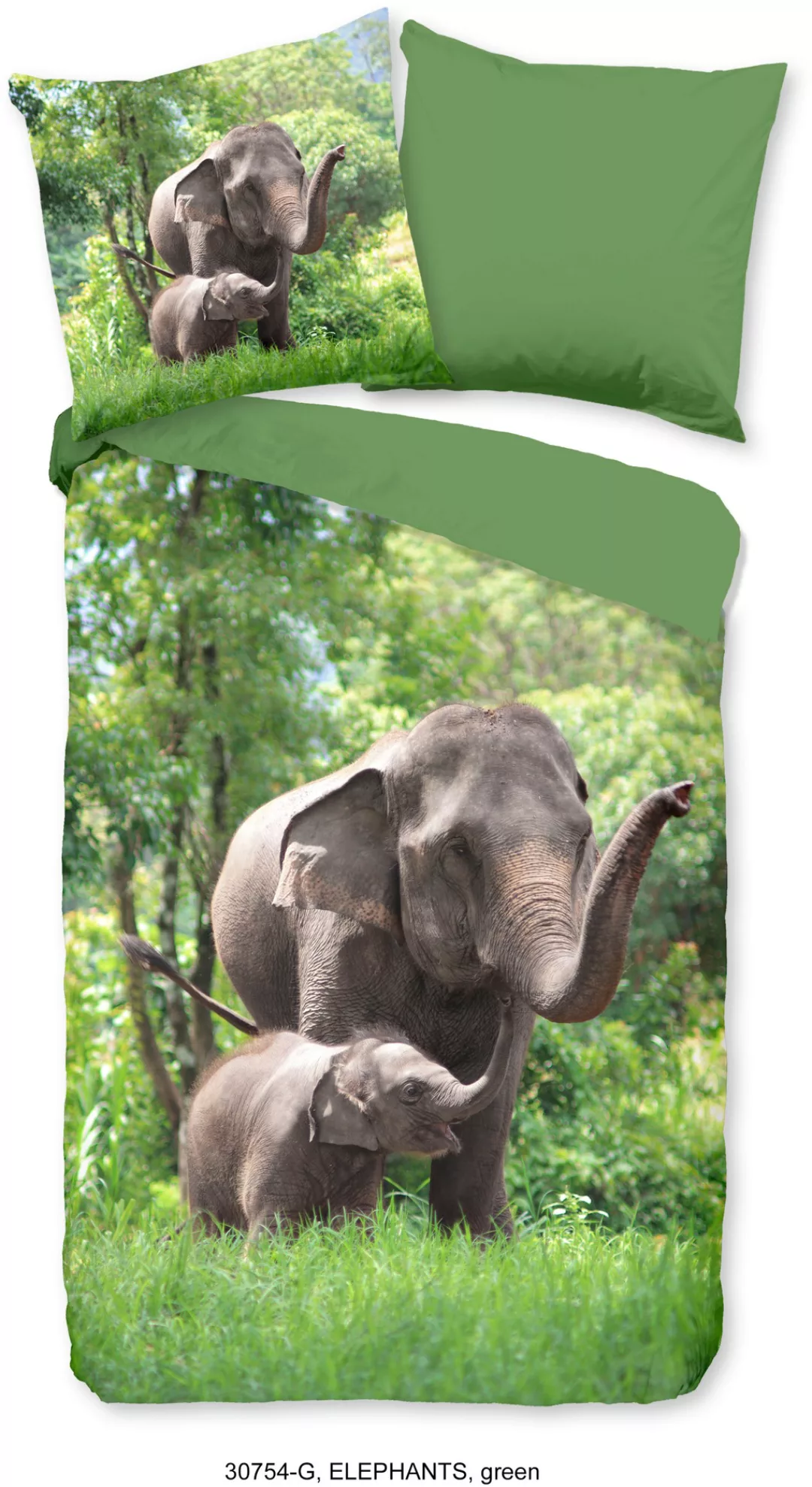 good morning Kinderbettwäsche »Elephants«, 100% Baumwolle günstig online kaufen