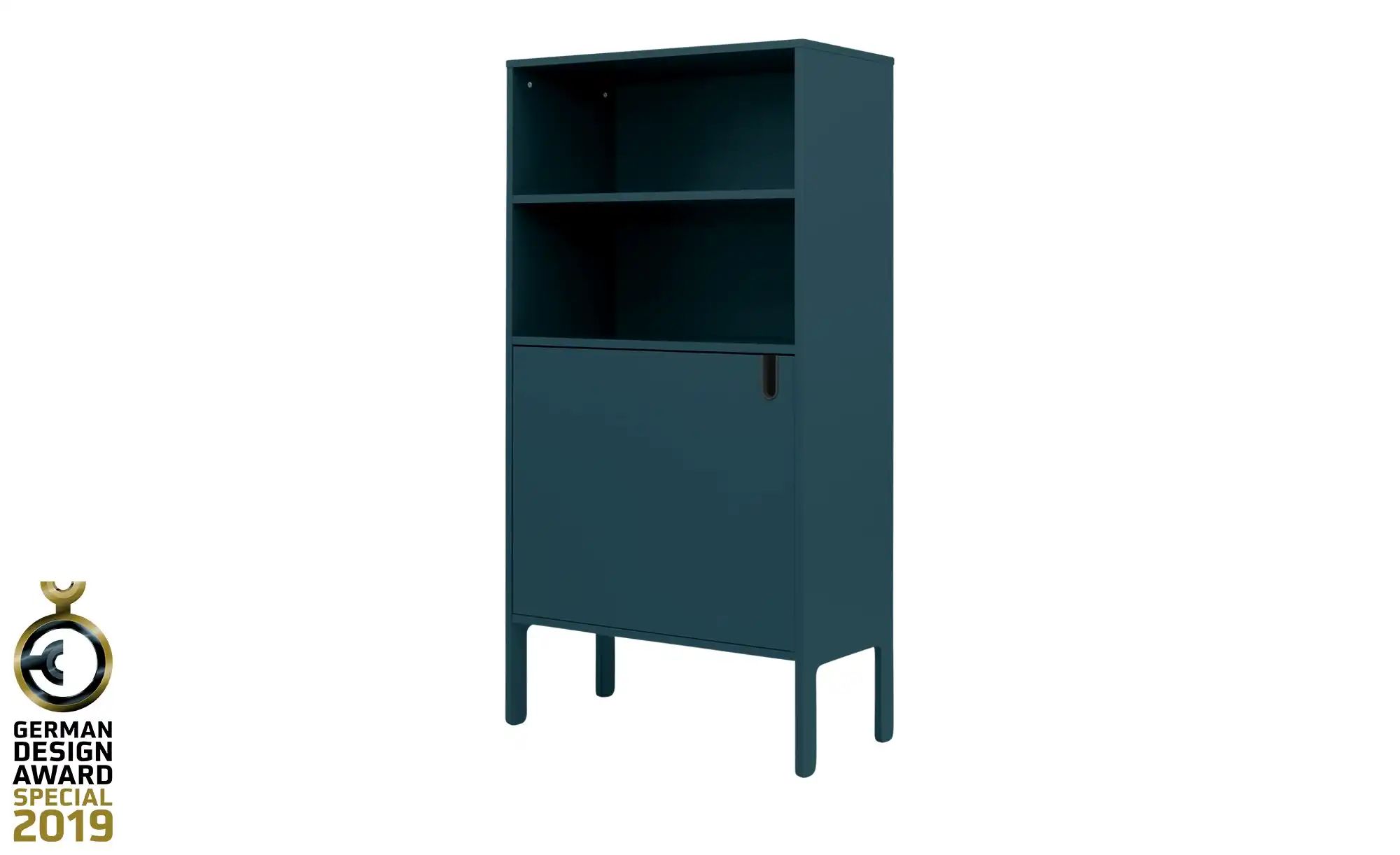 Highboard  Uno ¦ blau ¦ Maße (cm): B: 76 H: 152 T: 40 Aktuelles > Schlafzim günstig online kaufen