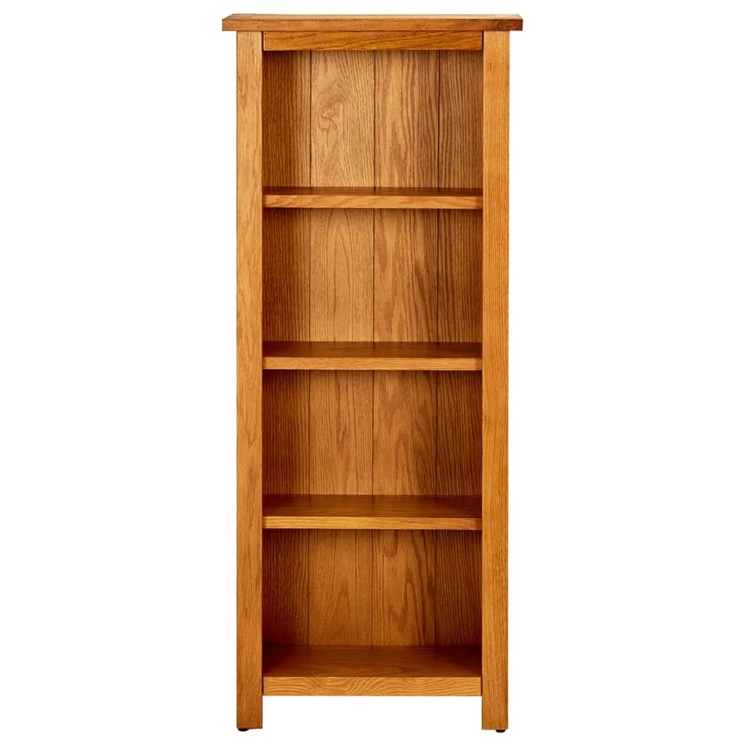 VidaXL Bücherregal 4 Fächer 45x22x110 cm Massivholz Eiche günstig online kaufen