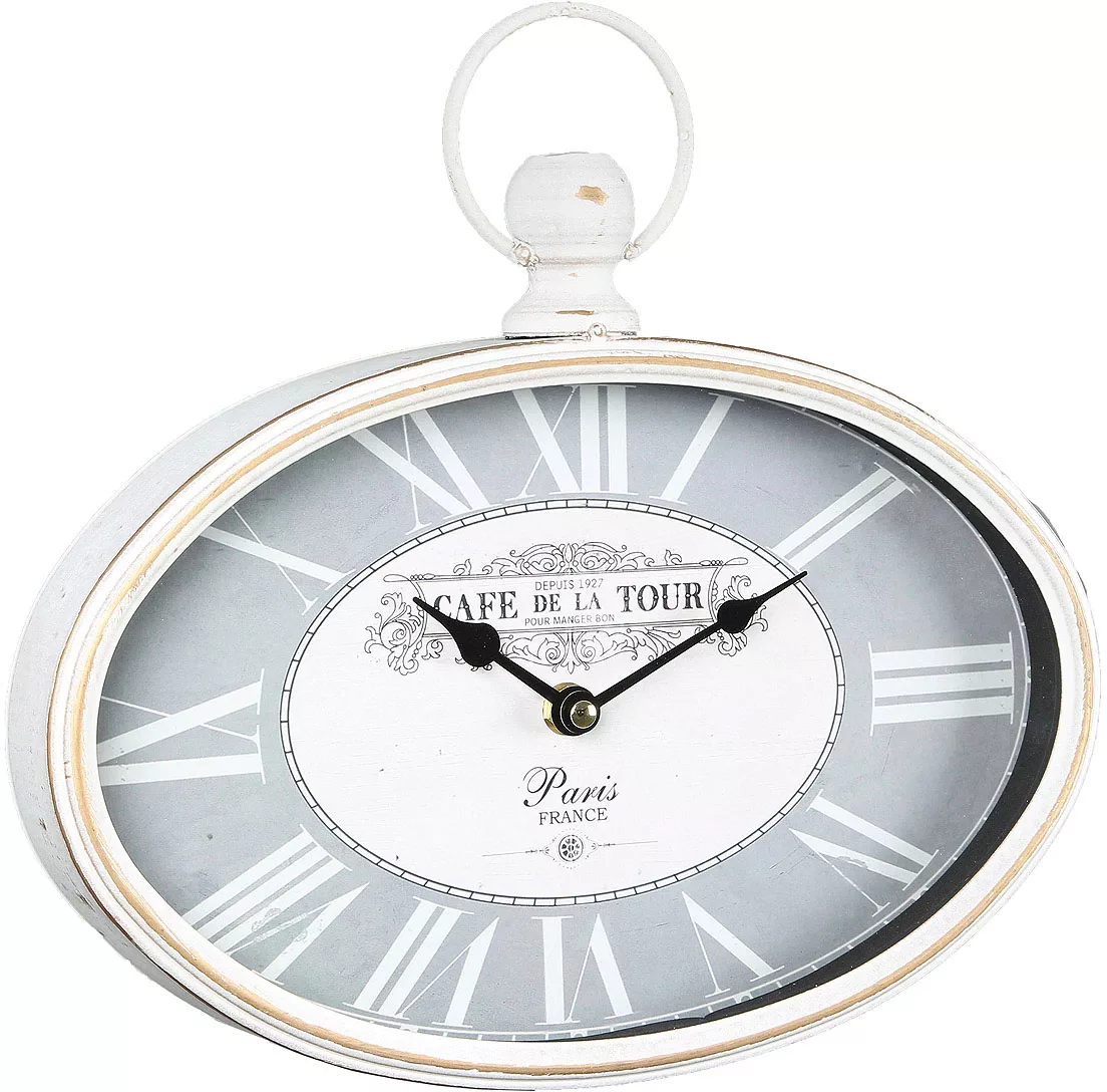 Ambiente Haus Wanduhr "Wanduhr ovale 29cm" günstig online kaufen