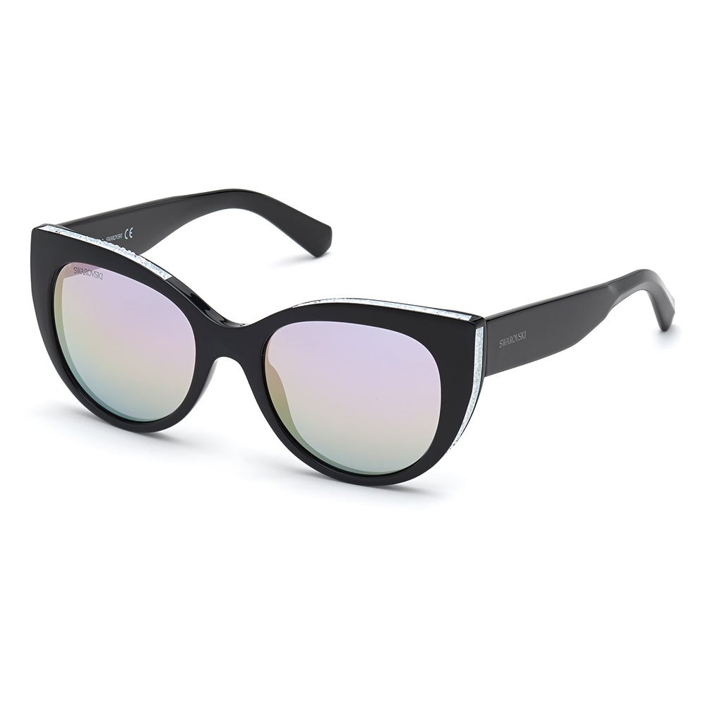 Swarovski Sk0202 Sonnenbrille 53 Shiny Black günstig online kaufen