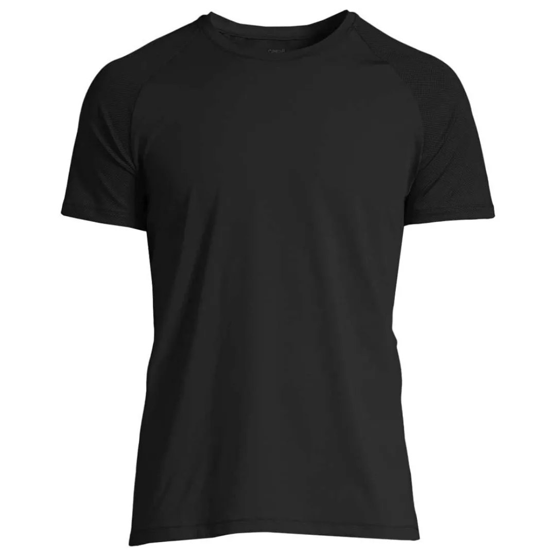 Casall Structured Kurzärmeliges T-shirt M Black günstig online kaufen