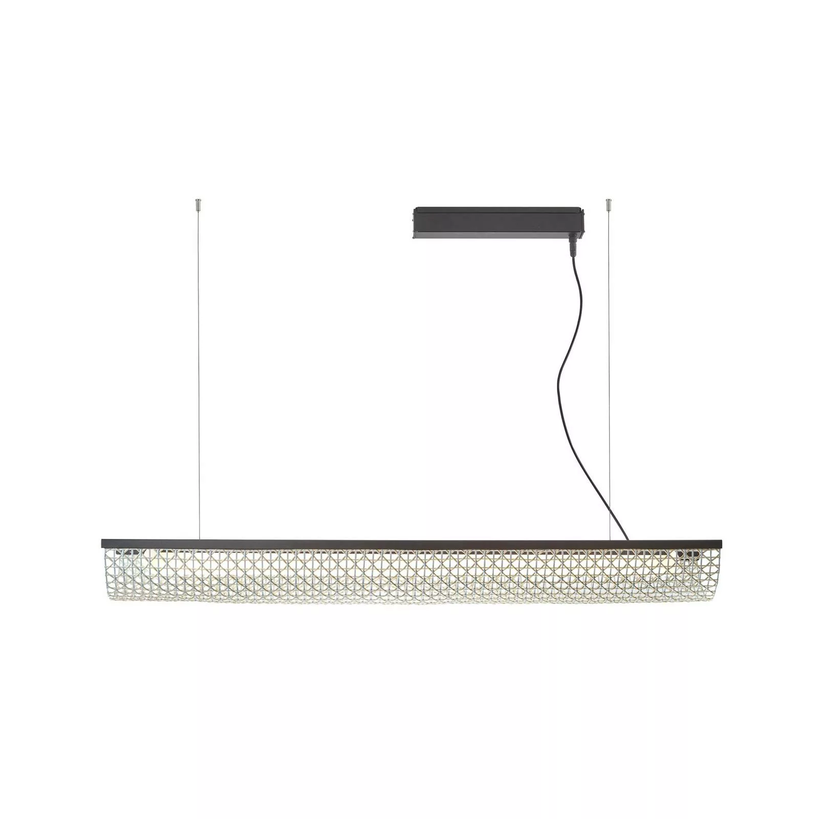 Bover LED-Hängelampe Nans Balis S/140, braun/beige, 140 cm günstig online kaufen