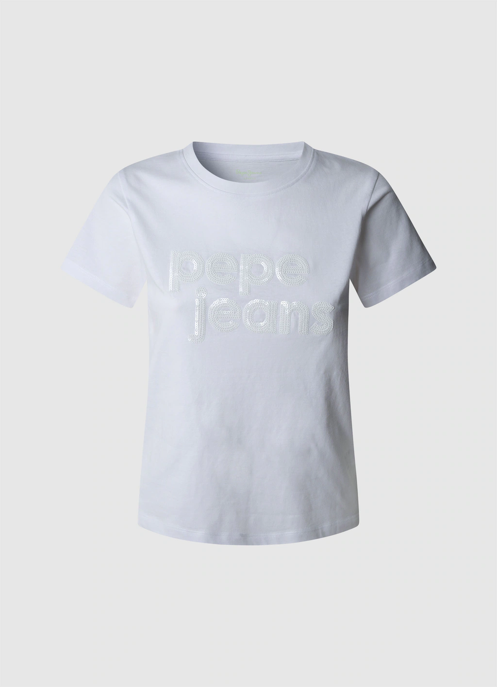 Pepe Jeans T-Shirt "ARIA", mit Ton-in-Ton Paillettenbesatz günstig online kaufen