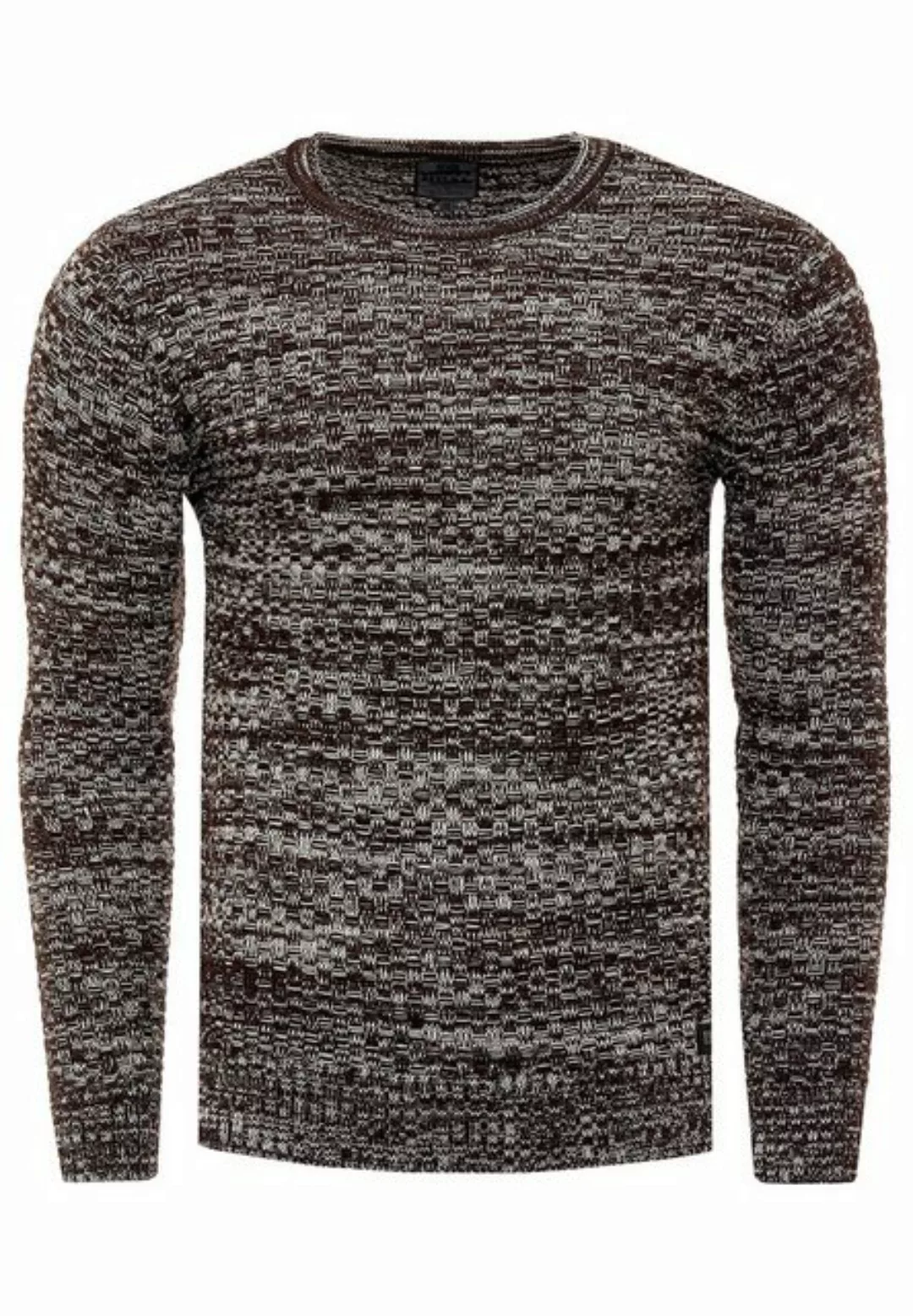 Rusty Neal Strickpullover im melierten Design günstig online kaufen