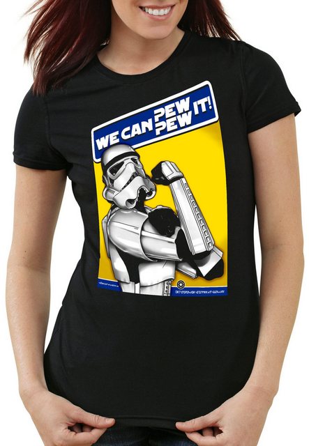 style3 T-Shirt Pew Pew It star krieg wars imperium der sterne vader günstig online kaufen