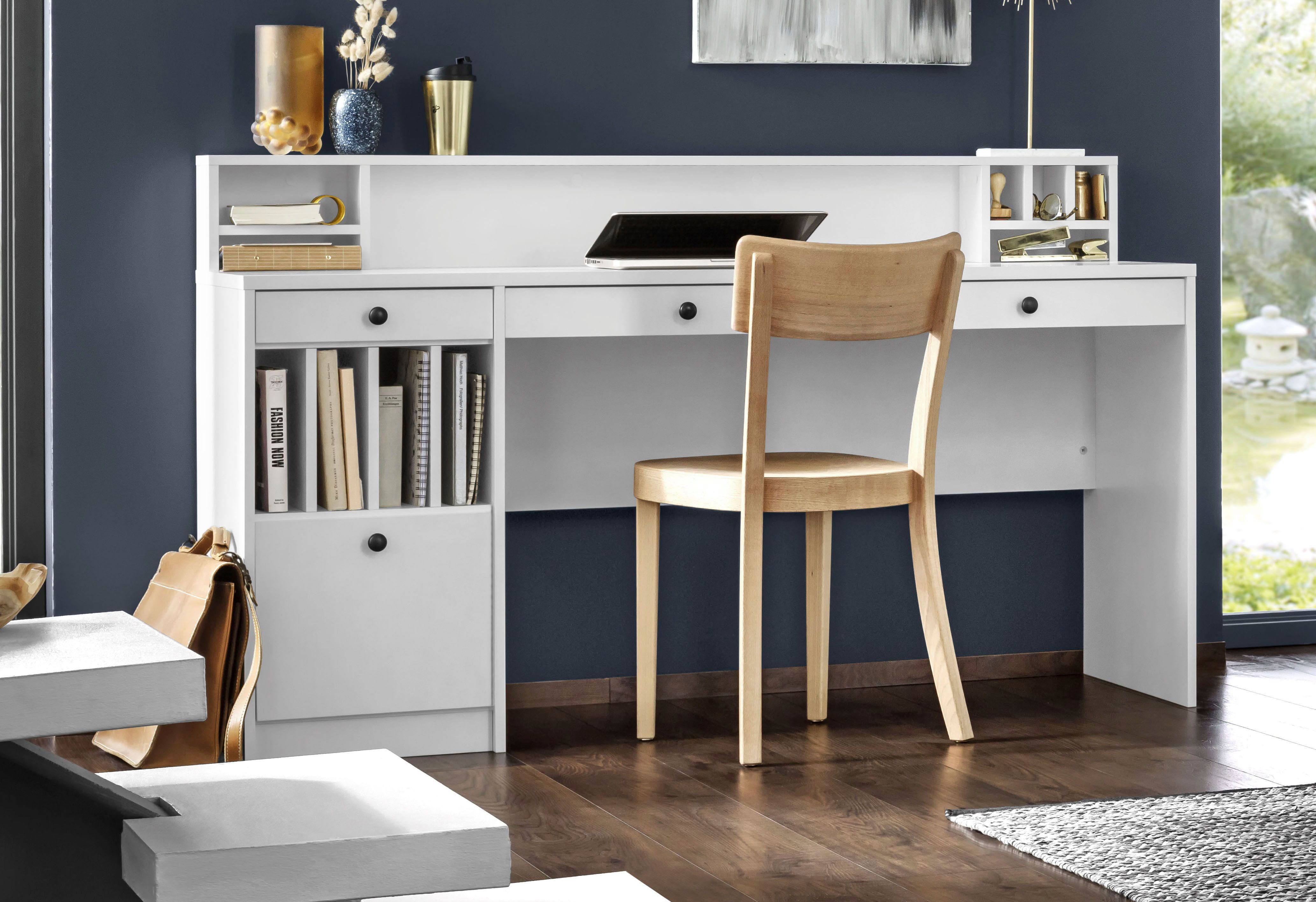 Home affaire Schreibtisch "Licia, Computertisch", im Landhausstil, in 2 Bre günstig online kaufen