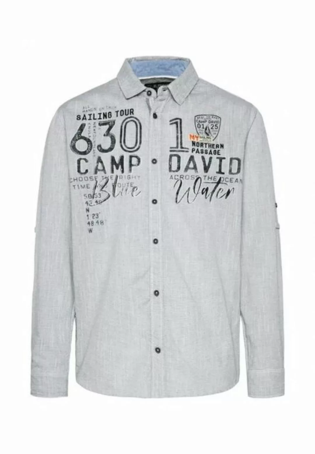 CAMP DAVID Langarmhemd Hemd ATLANTIC CROSSING Langarmhemd (1-tlg) günstig online kaufen