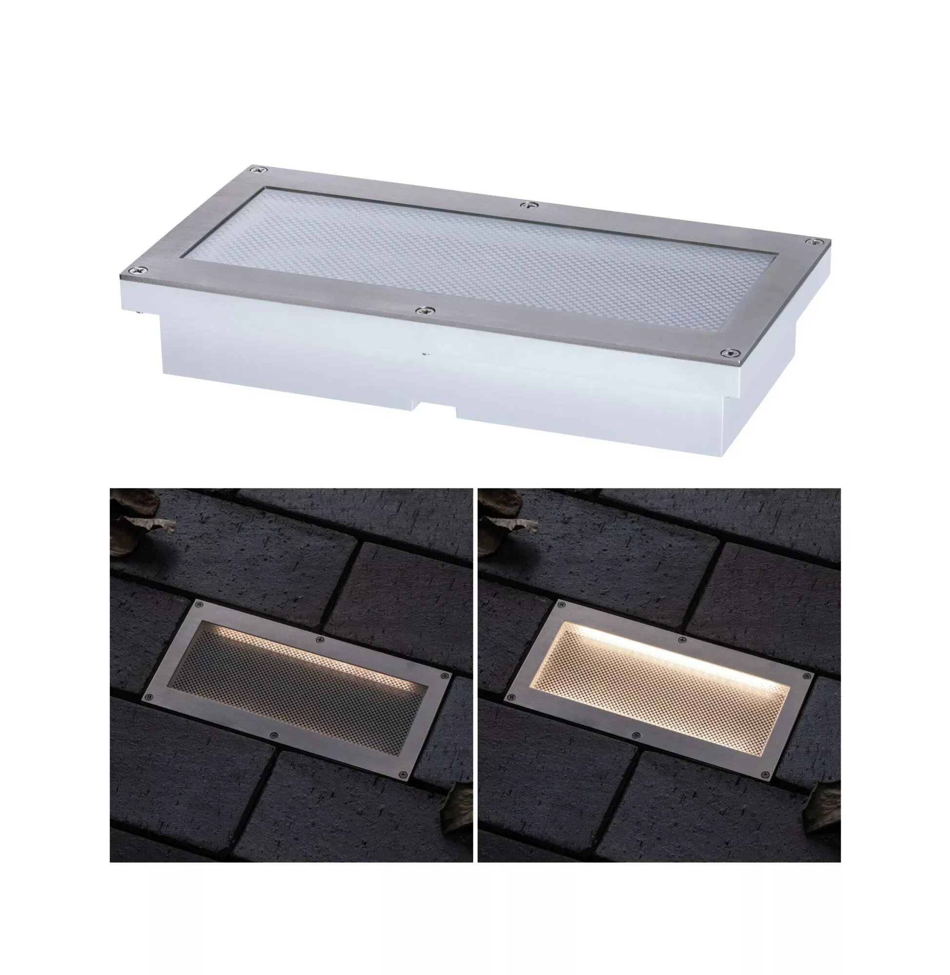 Paulmann LED-Solar-Bodeneinbauleuchte Aron 20x10cm günstig online kaufen