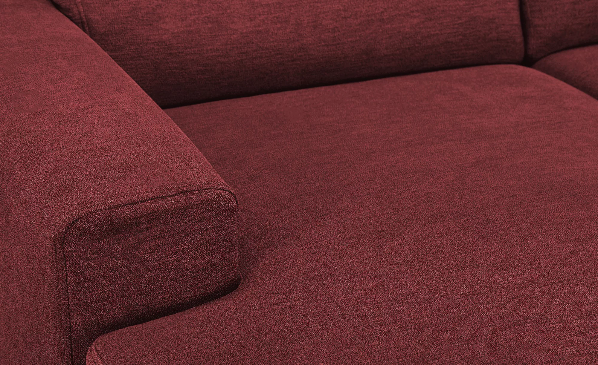 meinSofa Wohnlandschaft aus Mikrofaser Marc ¦ rot ¦ Maße (cm): B: 311 H: 85 günstig online kaufen