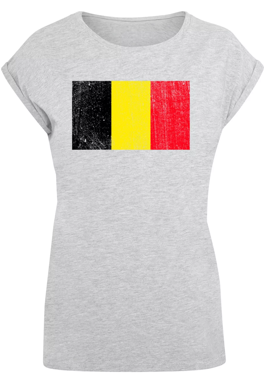 F4NT4STIC T-Shirt "Belgium Belgien Flagge", Print günstig online kaufen