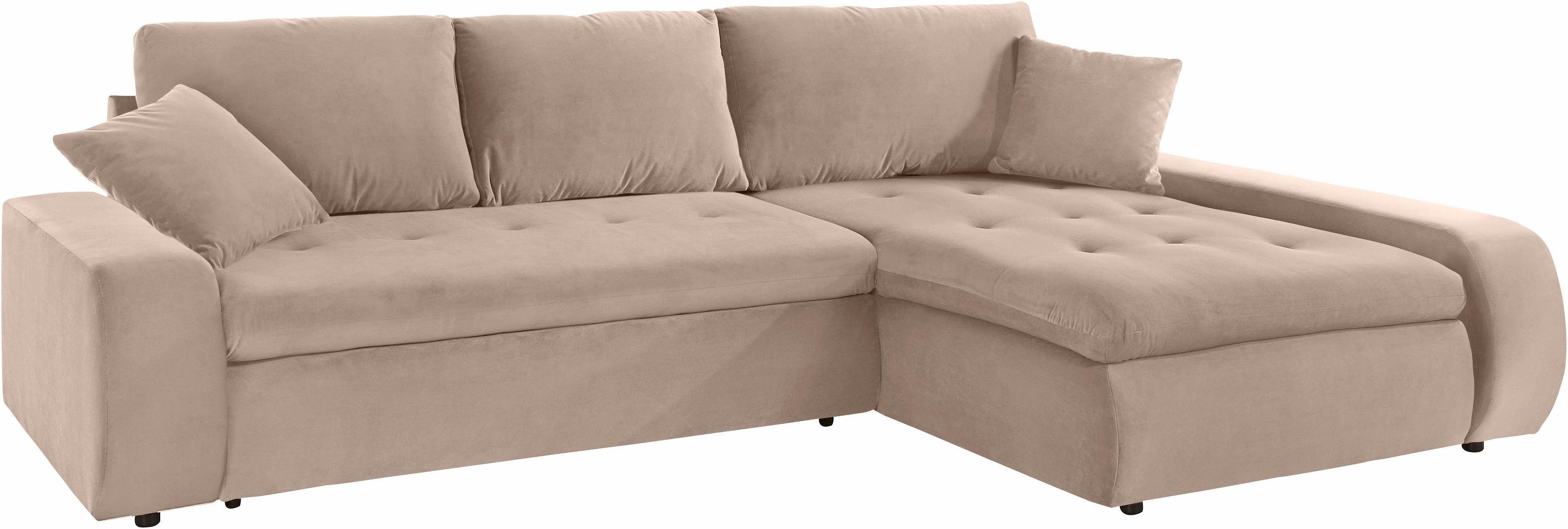 TRENDMANUFAKTUR Ecksofa "Indie II, tolle Detailverarbeitung, bequem und kom günstig online kaufen