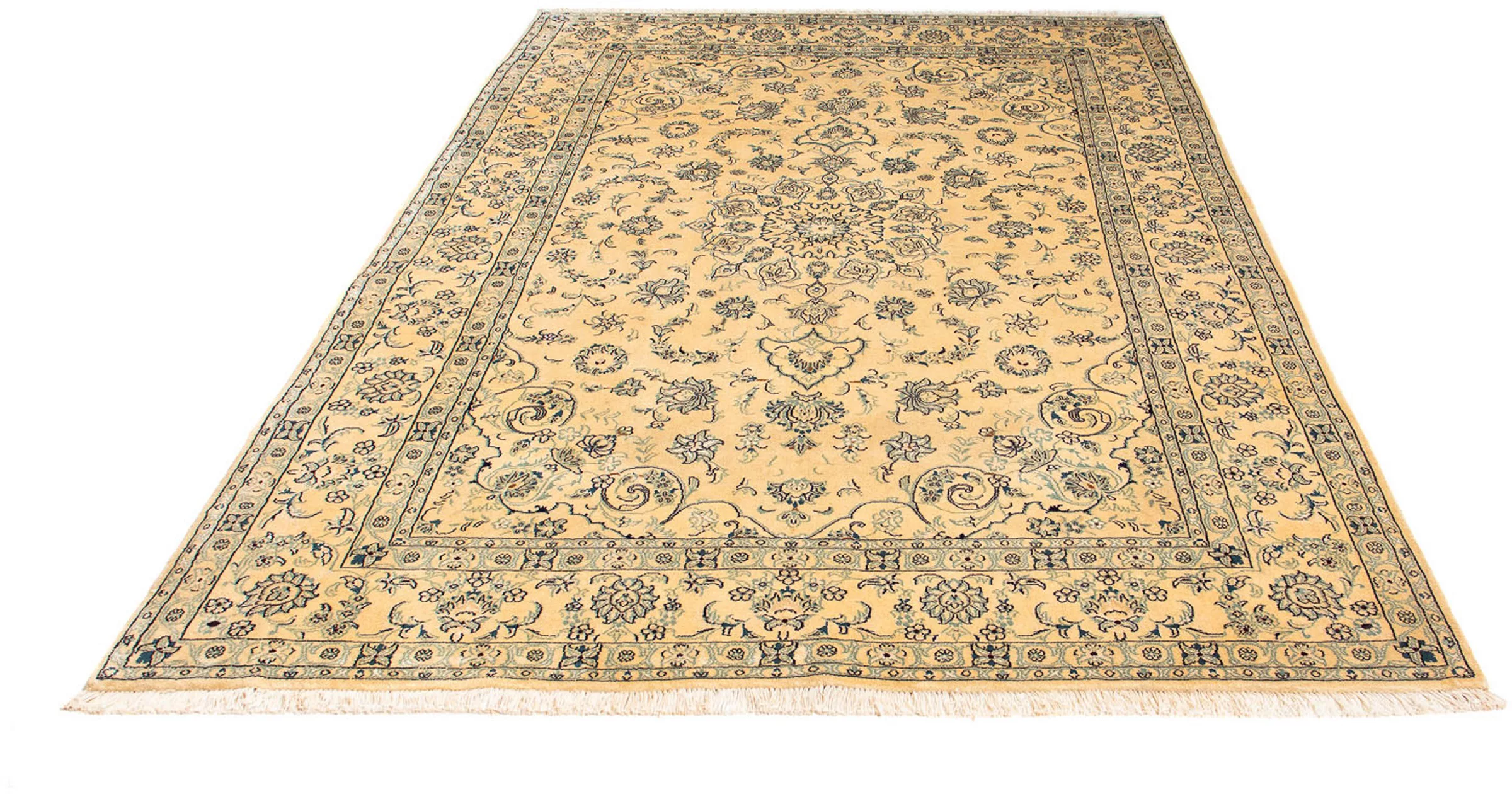 morgenland Orientteppich »Perser - Nain - Royal - 238 x 167 cm - beige«, re günstig online kaufen