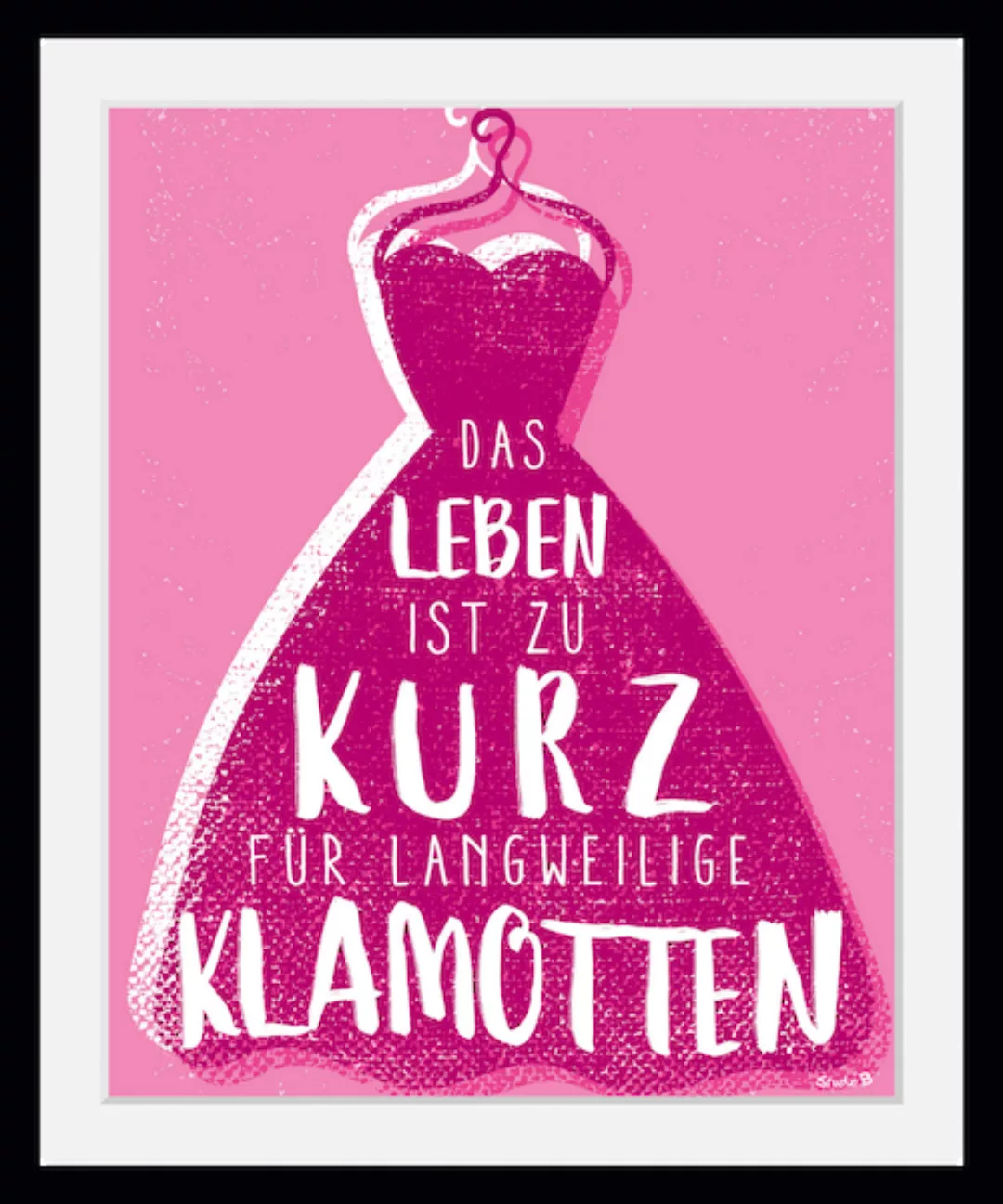 queence Bild »Dress«, Sprüche & Texte, (1 St.) günstig online kaufen