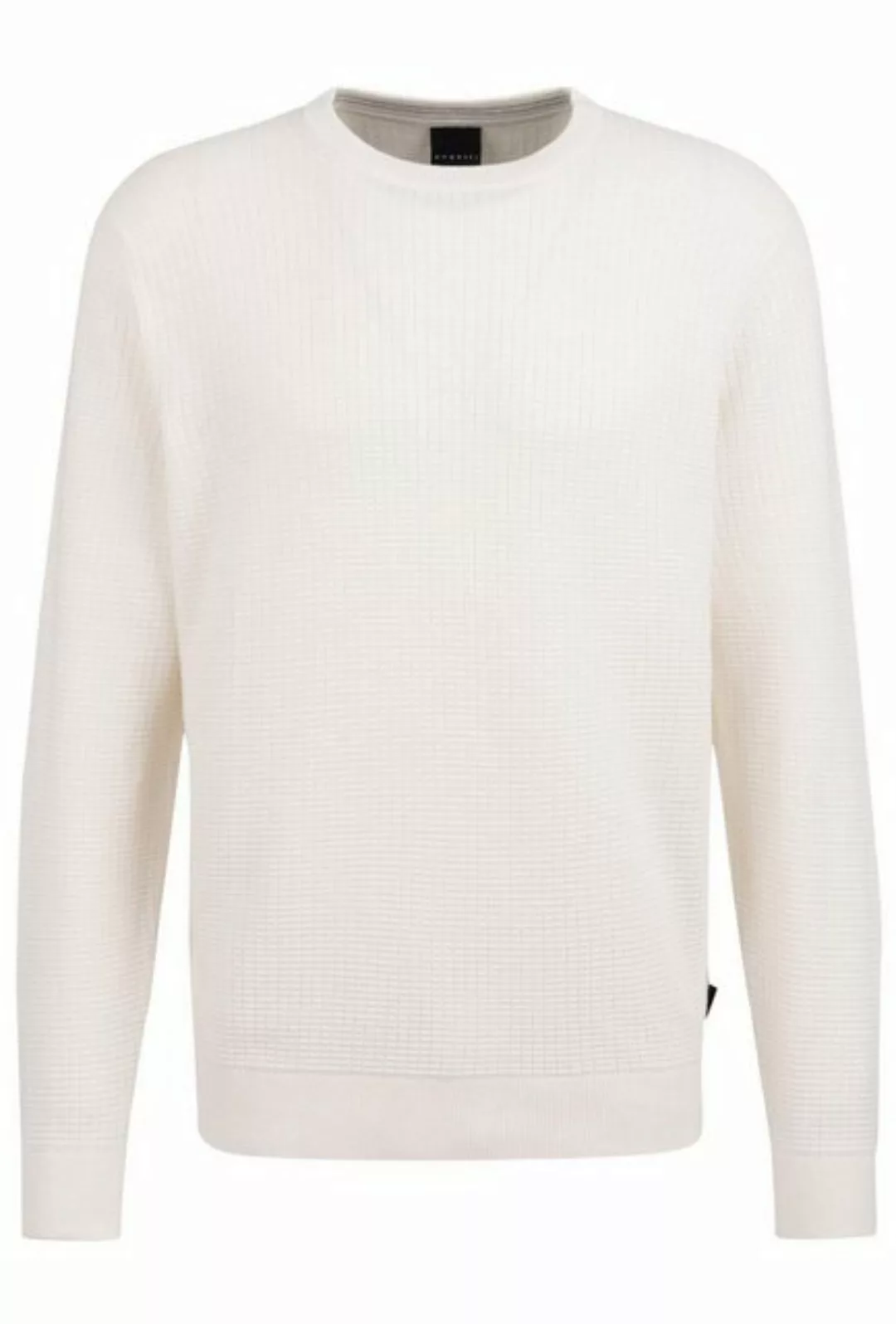 bugatti Sweatshirt HERREN PULLOVER 1/1 ARM, ecru günstig online kaufen
