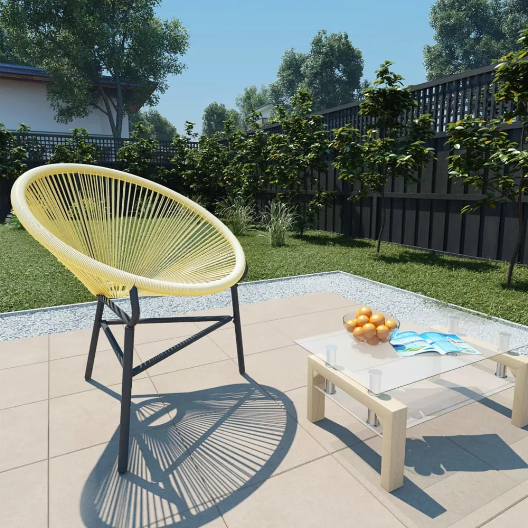 Garten-mondstuhl Poly Rattan Beige günstig online kaufen