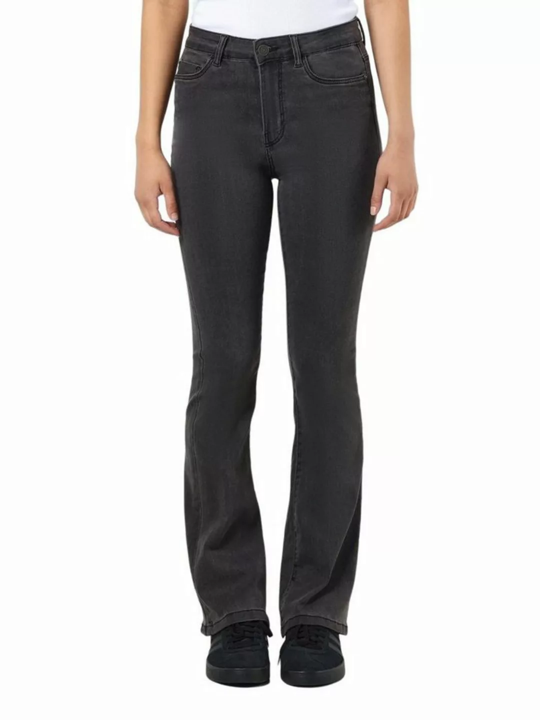 Noisy may Schlagjeans NMSALLIE HW FLARE VI069DG Jeanshose mit Stretchanteil günstig online kaufen