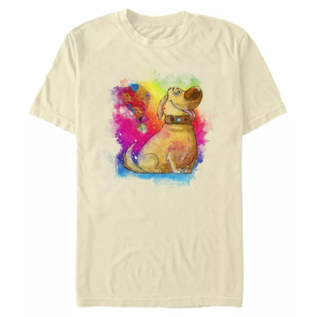 Pixar - Oben - Dug Watercolor Balloons - Männer T-Shirt günstig online kaufen