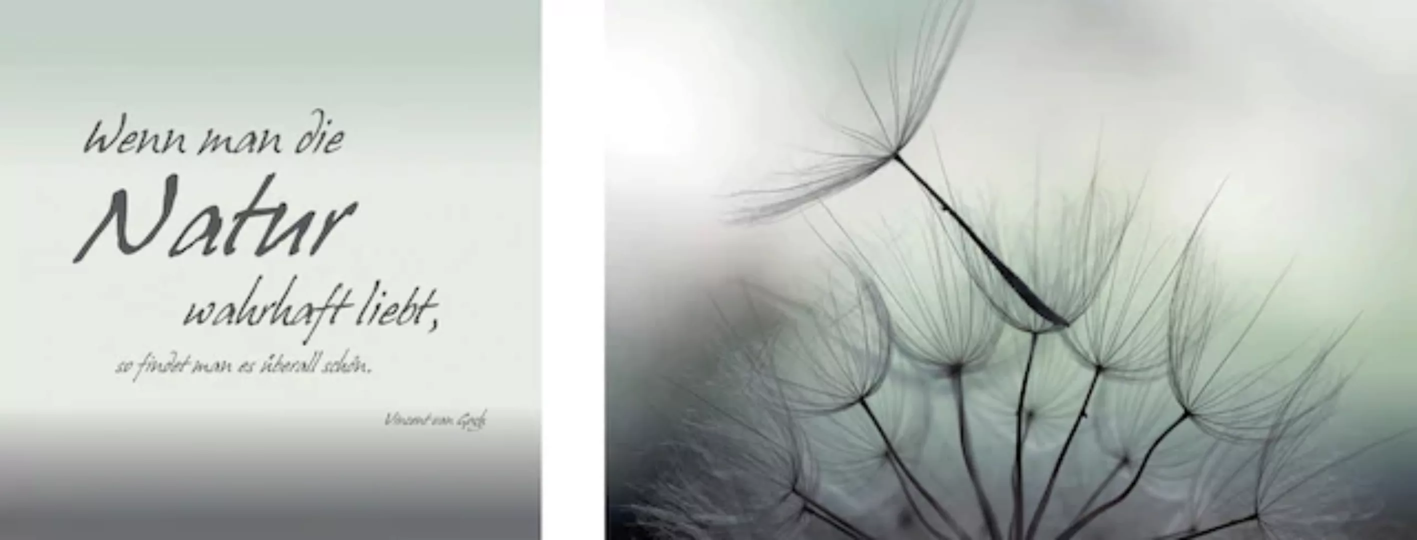 queence Leinwandbild »Natur«, Blumen-Blumenbilder-Kunst-Modern-Spa-Spa Bild günstig online kaufen