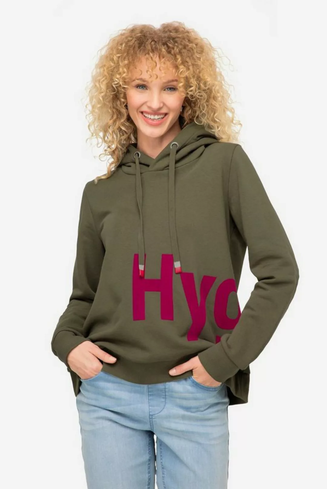 Laurasøn Sweatshirt Hoodie Wording Print Kapuze Langarm OEKO-TEX günstig online kaufen