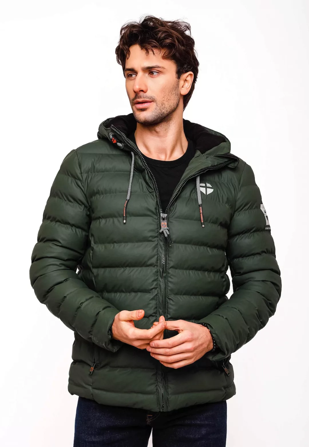 Stone Harbour Winterjacke "Zaharoo", mit Kapuze, Wasserdichte, gesteppte Re günstig online kaufen