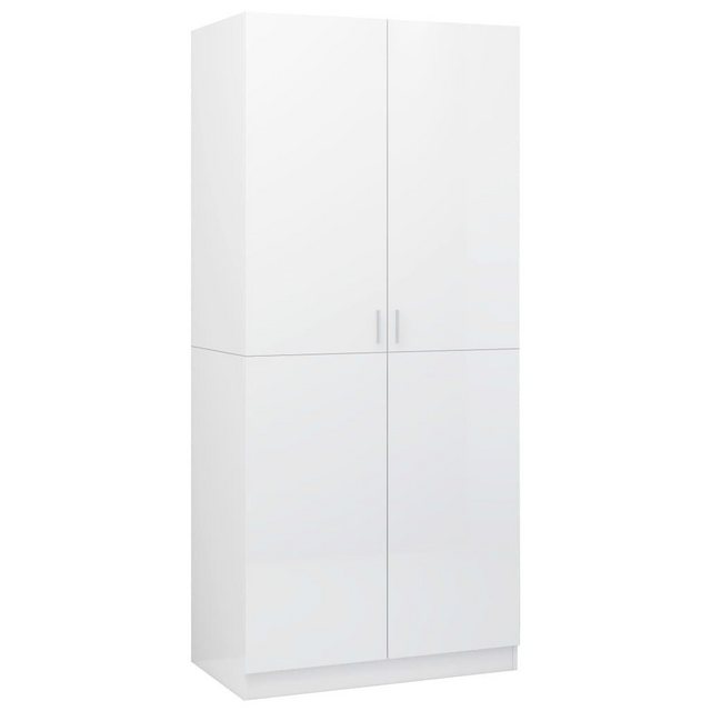 vidaXL Kleiderschrank Kleiderschrank Hochglanz-Weiß 9052200 cm Spanplatte günstig online kaufen