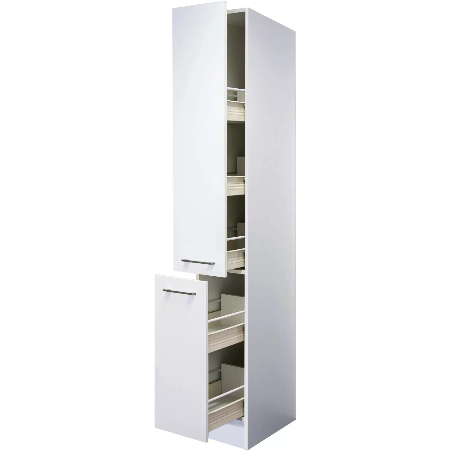 Flex-Well Exclusiv Apotheker-Hochschrank Joelina 30 cm Weiß günstig online kaufen