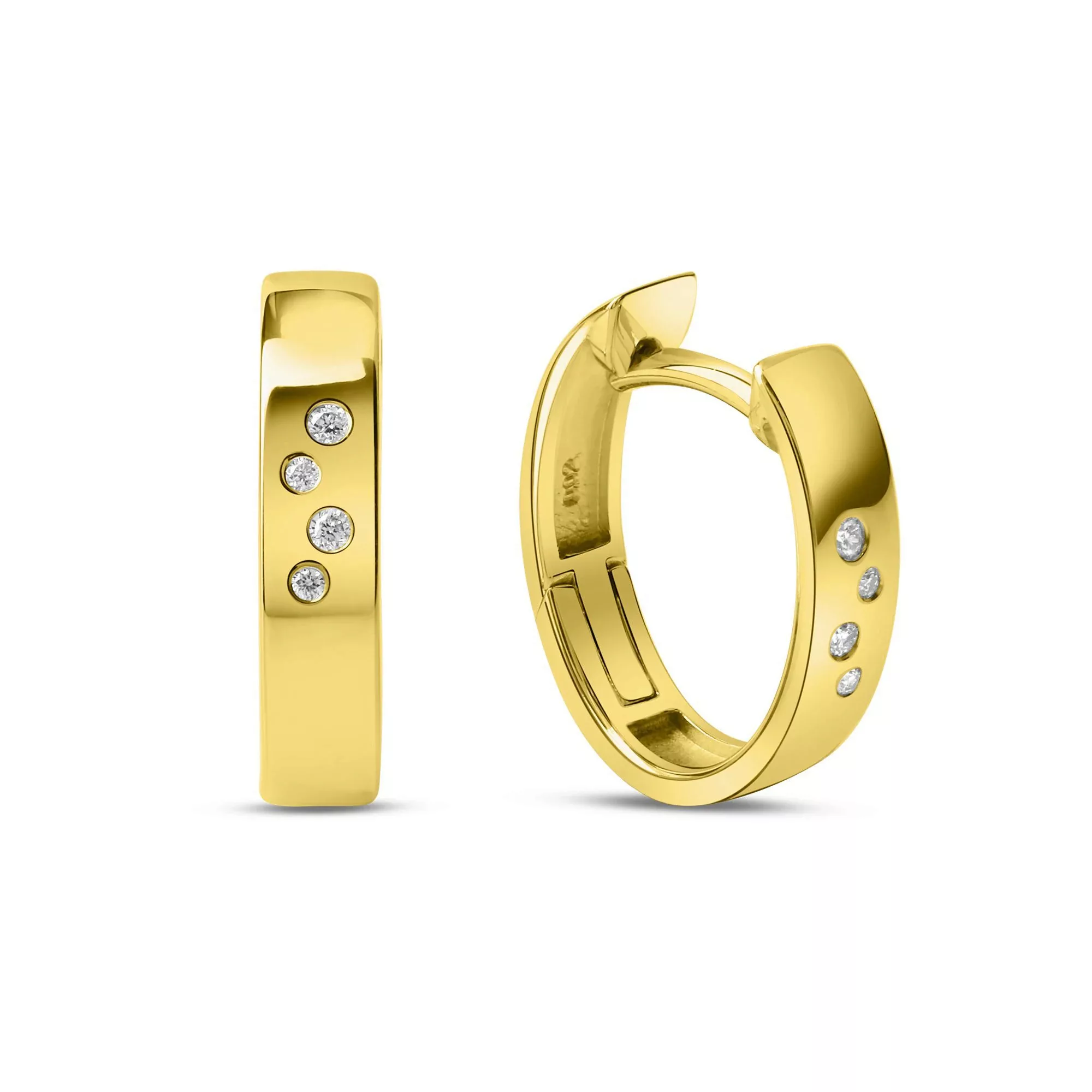 Orolino Paar Creolen "Gold 585 Brillanten 0,04ct." günstig online kaufen