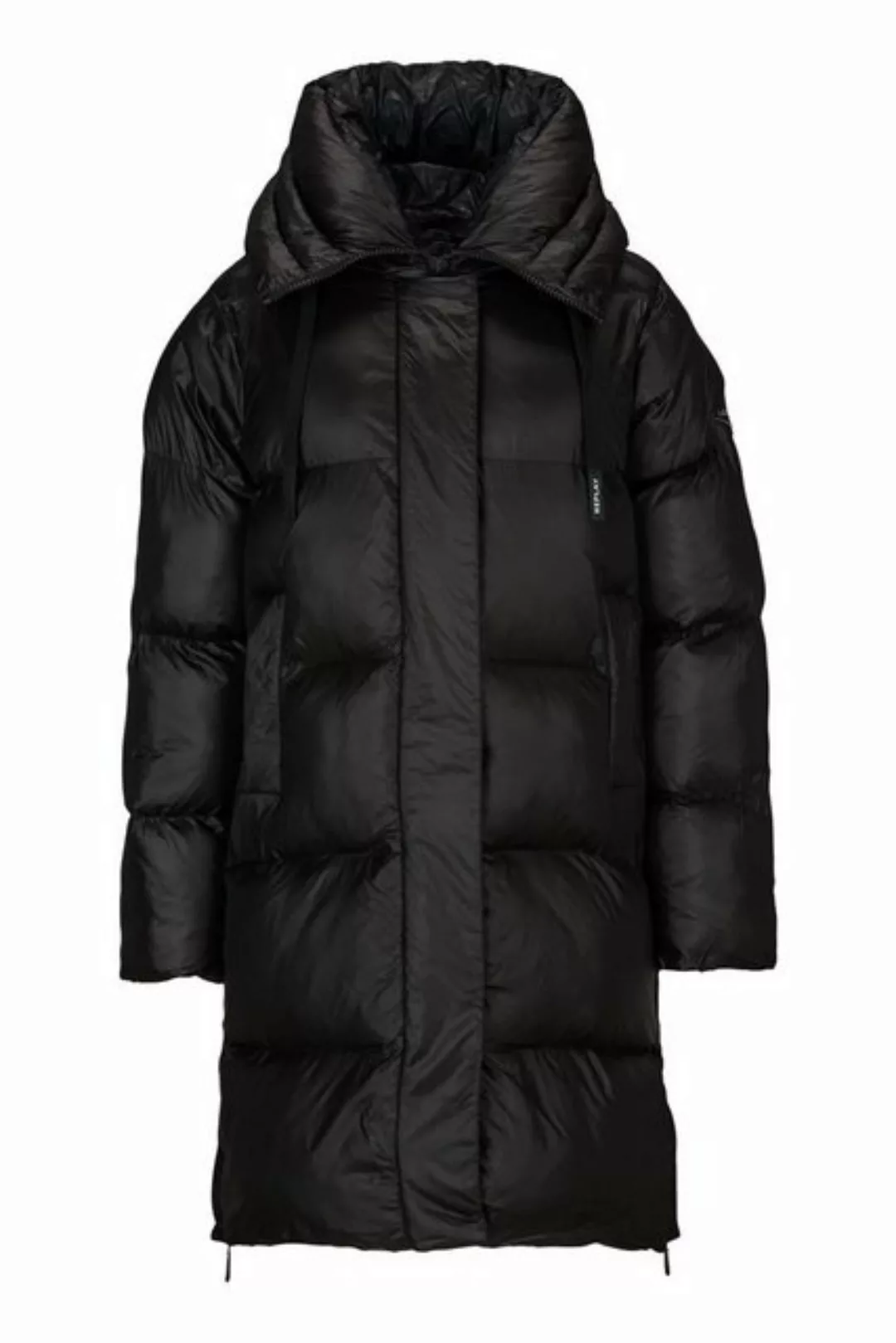 Replay Langjacke Lange Nylon Jacke - Hoher Kragen aus Funktionsnylon mit ha günstig online kaufen