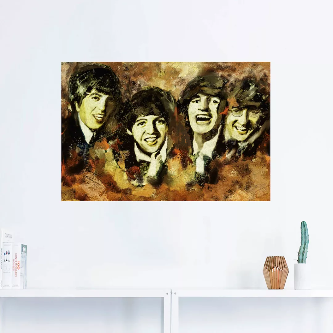 Artland Wandbild "Beatles", Bilder von berühmten Musikern, (1 St.) günstig online kaufen