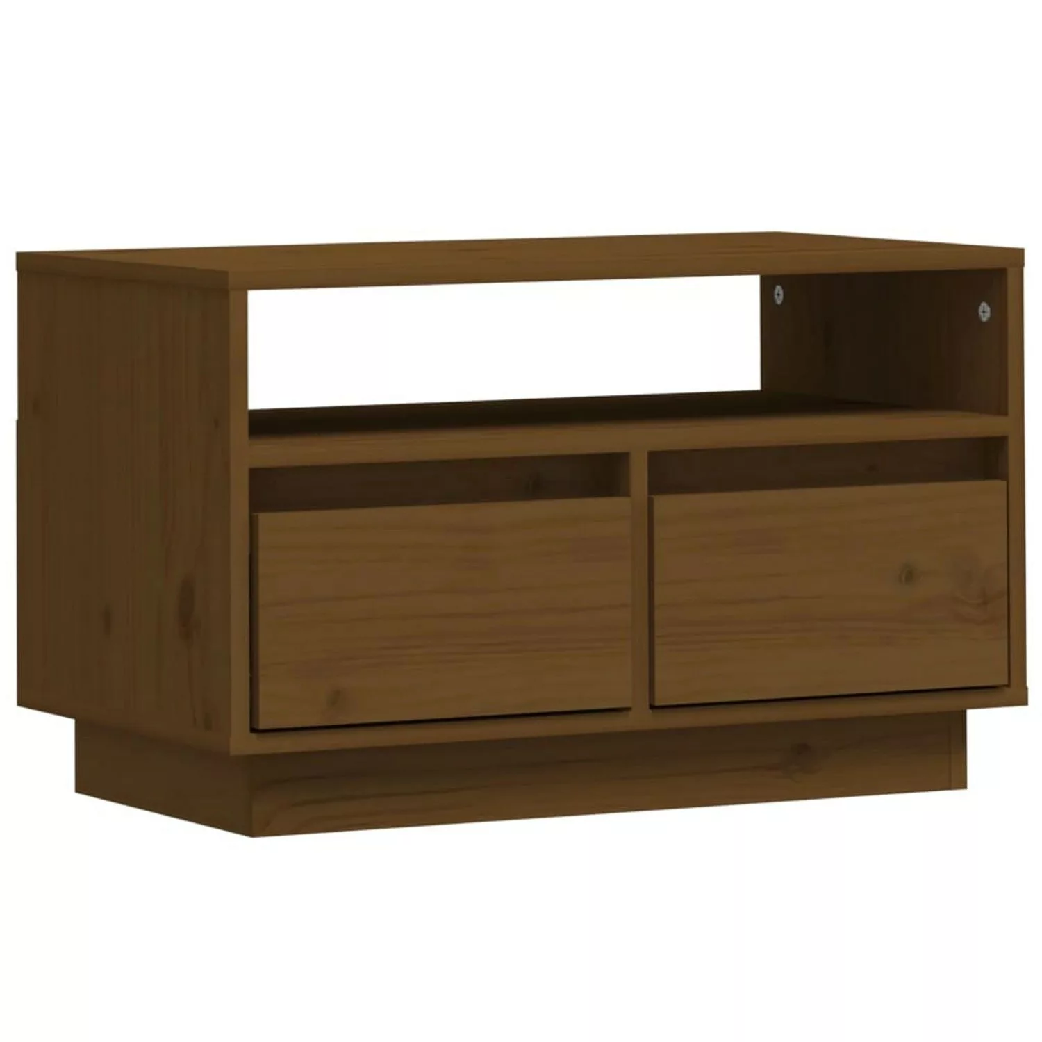 Vidaxl Tv-schrank Honigbraun 60x35x37 Cm Massivholz Kiefer günstig online kaufen