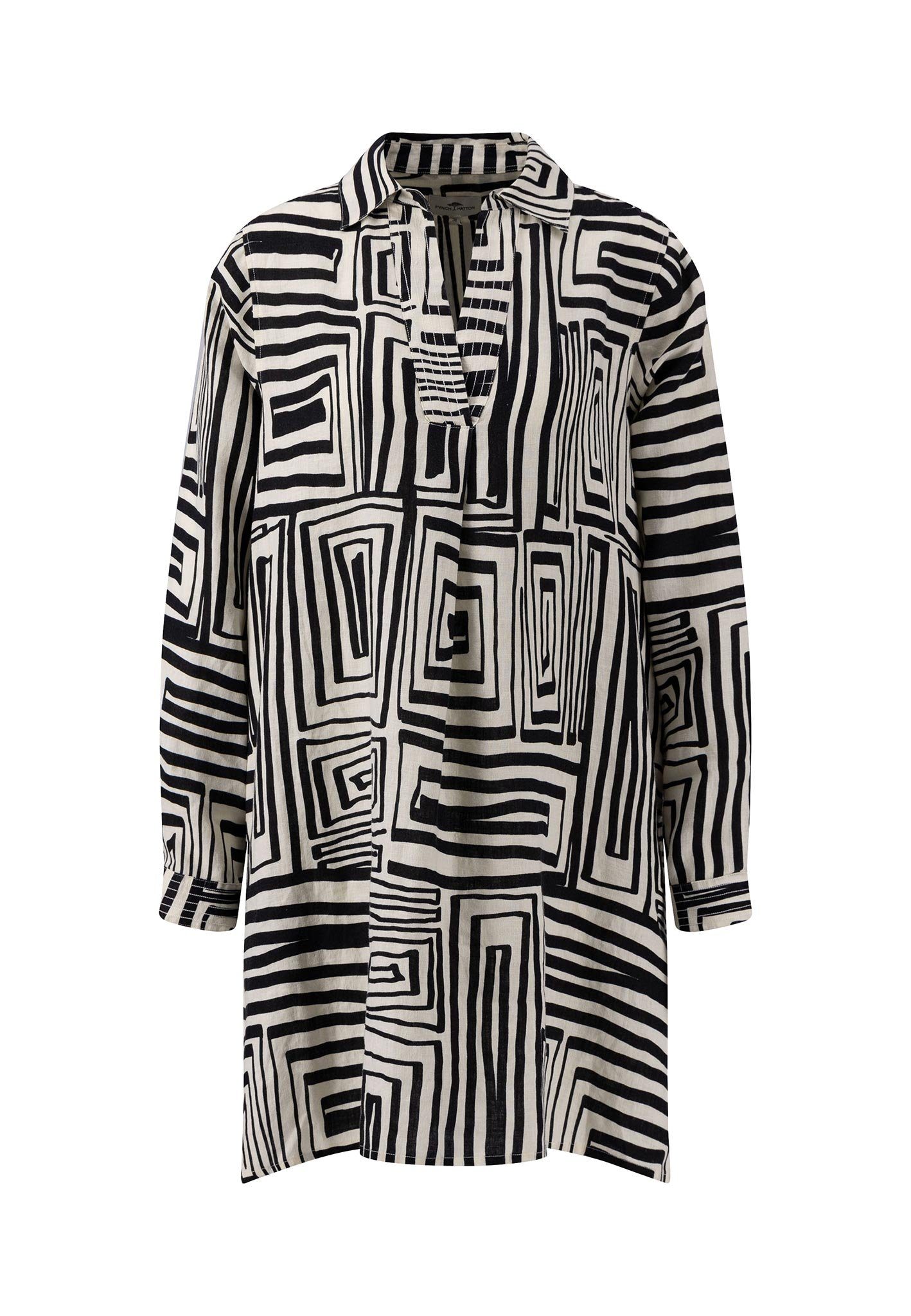 FYNCH-HATTON Tunikakleid Sommerkleid mit Labyrinth-Muster günstig online kaufen