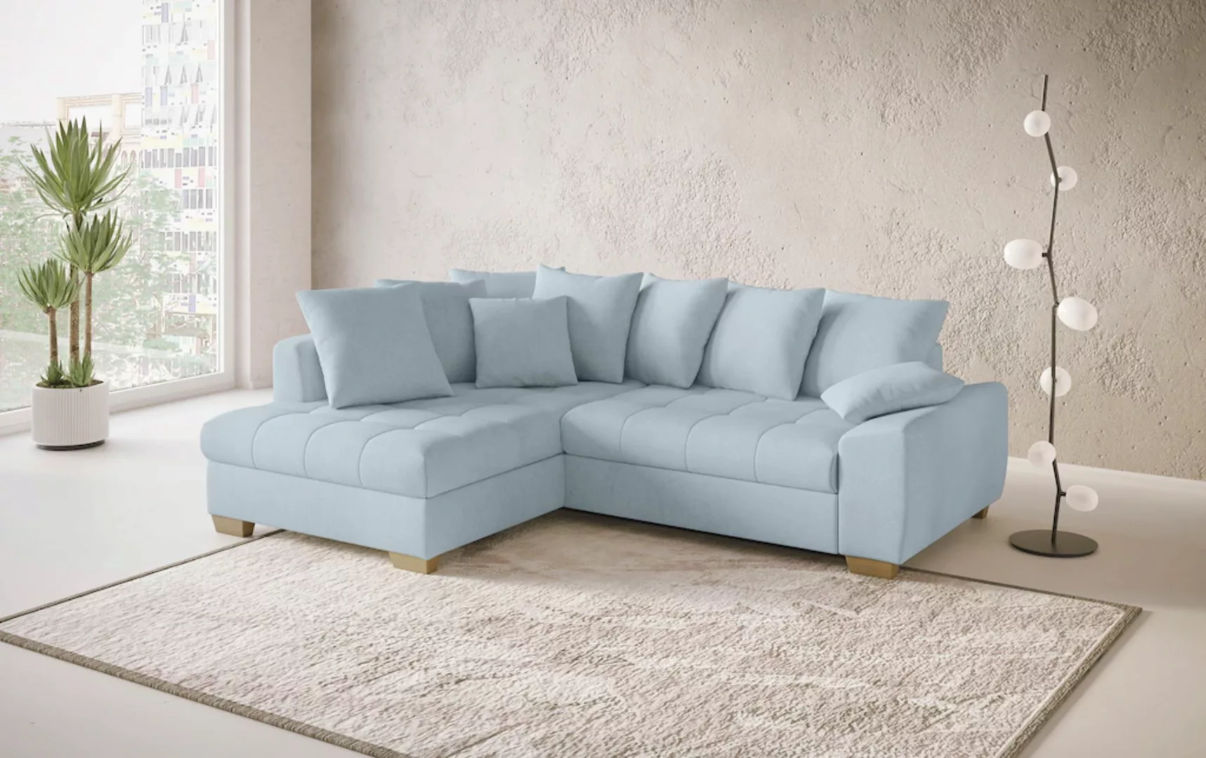 Mr. Couch Ecksofa "Nikita II, L-Form, bis 140kg pro Sitzplatz belastbar", m günstig online kaufen
