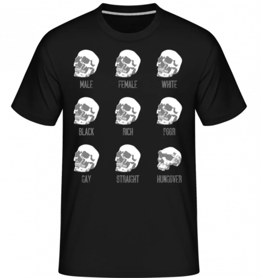 Hungover Skull · Shirtinator Männer T-Shirt günstig online kaufen