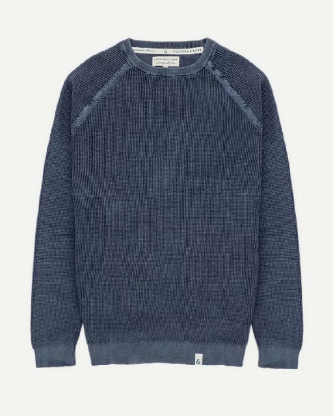 colours & sons Sweatshirt Roundneck-Washed günstig online kaufen