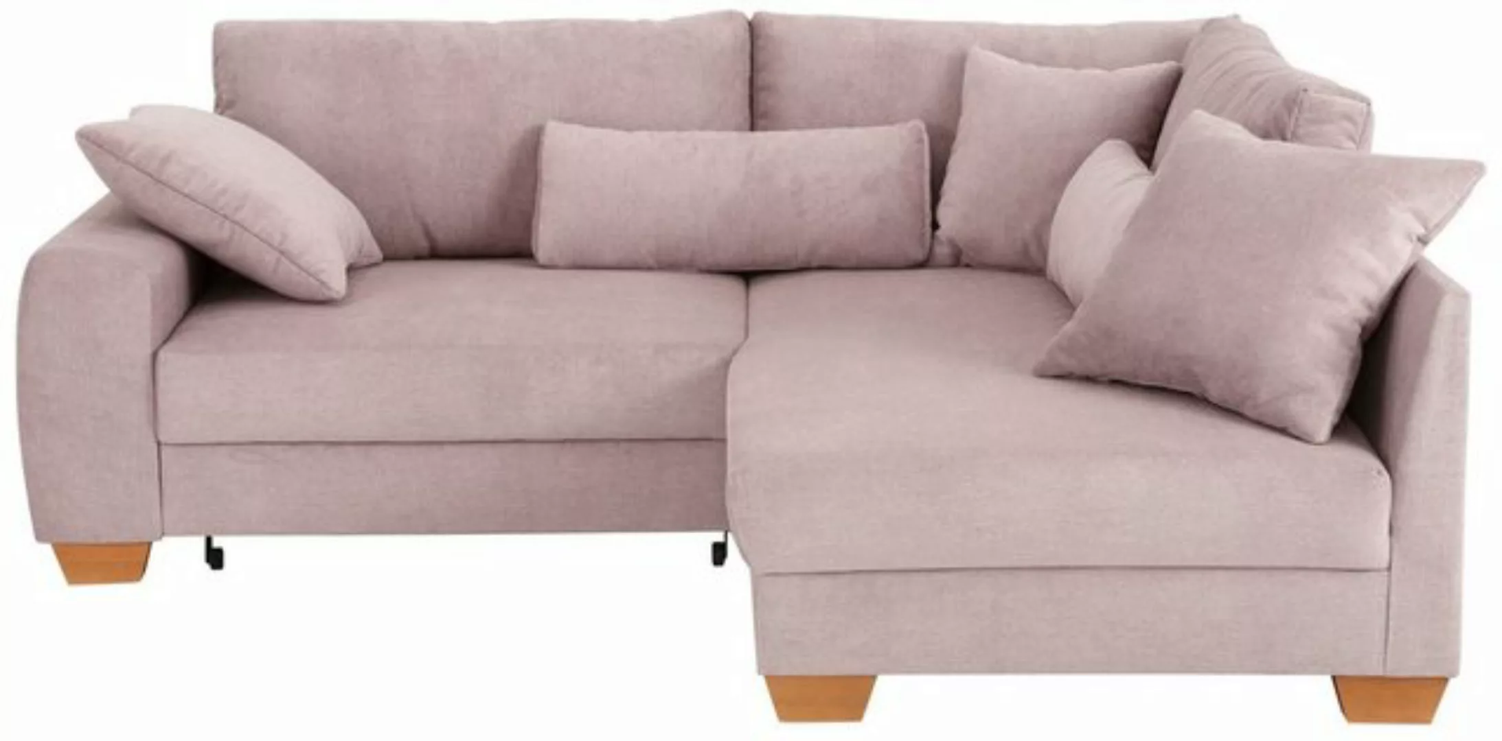 Home affaire Ecksofa "L-Form", bis zu 140 kg pro Sitzfläche, incl. 2 Nieren günstig online kaufen