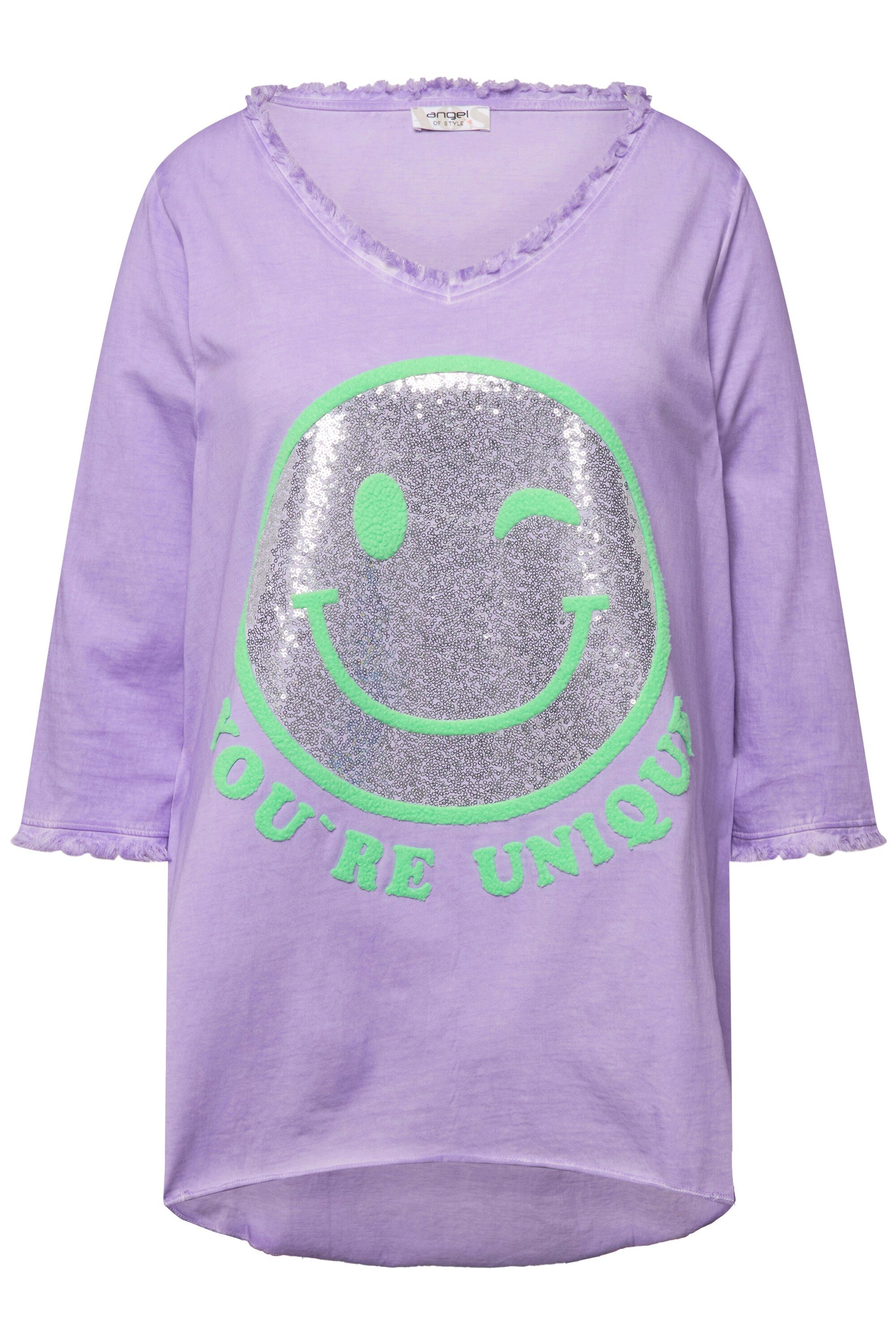 Angel of Style Longshirt Longshirt Smiley günstig online kaufen