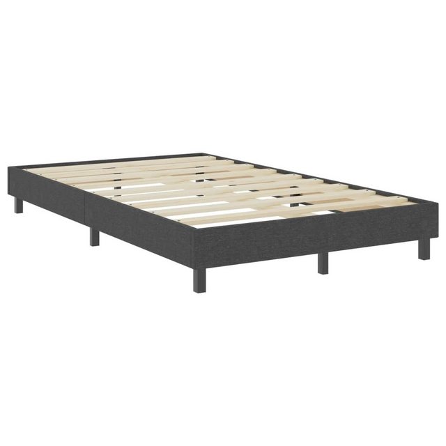 furnicato Bett Boxspringbett Dunkelgrau Stoff 120x200 cm (1-tlg) günstig online kaufen