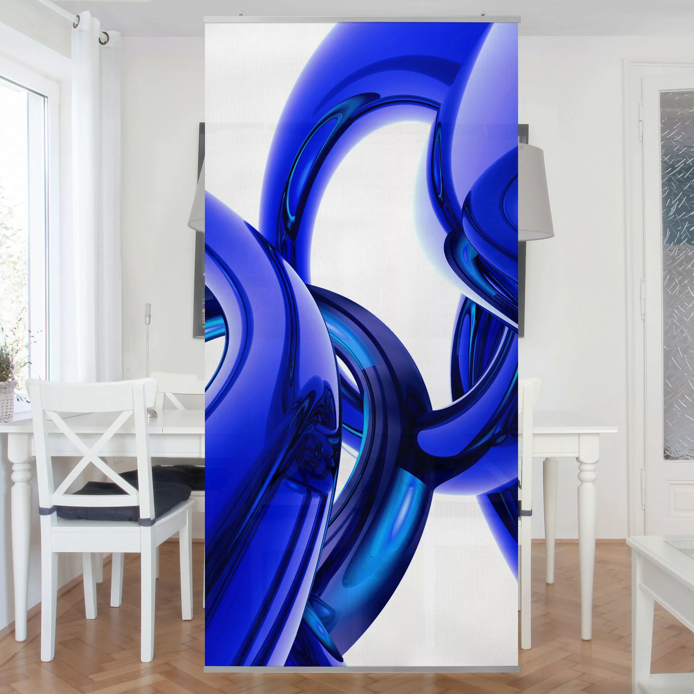 Raumteiler Muster & Textur Stunning Blue Style günstig online kaufen