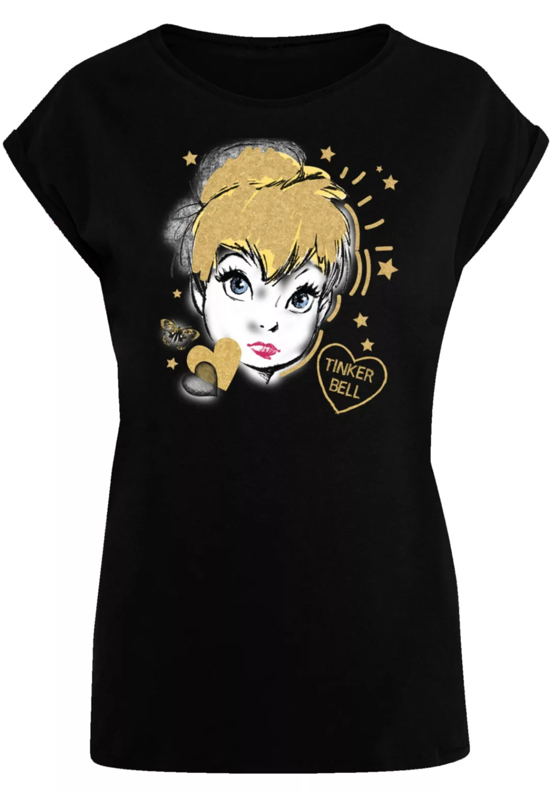 F4NT4STIC T-Shirt "Disney Peter Pan Golden Tink", Premium Qualität günstig online kaufen