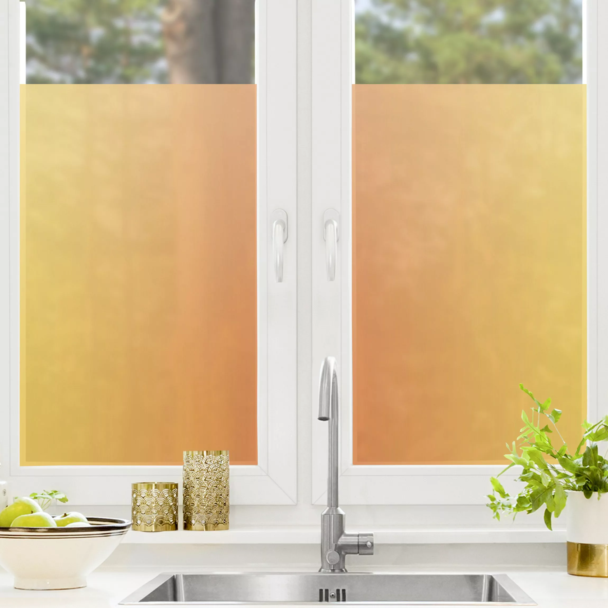 Fensterfolie Sonnen Farbverlauf günstig online kaufen