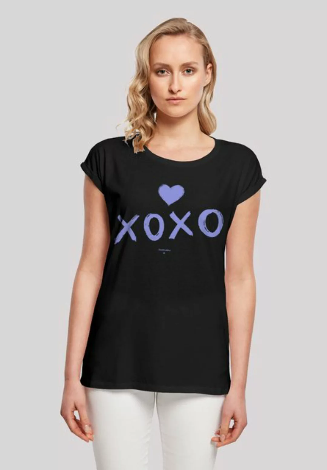 F4NT4STIC T-Shirt "Valentinstag xoxo Herz", Print günstig online kaufen