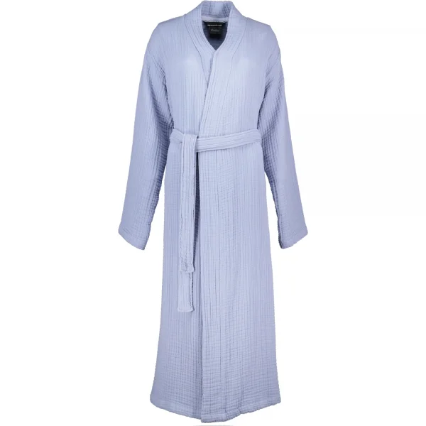 Cawö Home Bademäntel Damen Kimono Musselin 838 - Farbe: pastellblau - 10 - günstig online kaufen