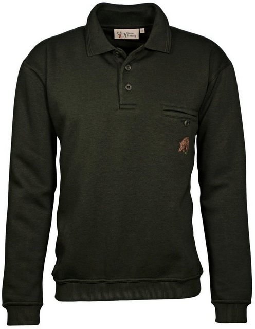 Hubertus® Hunting Sweater Jagdsweater mit Motiv Jagdpullover Ansitz & Winte günstig online kaufen