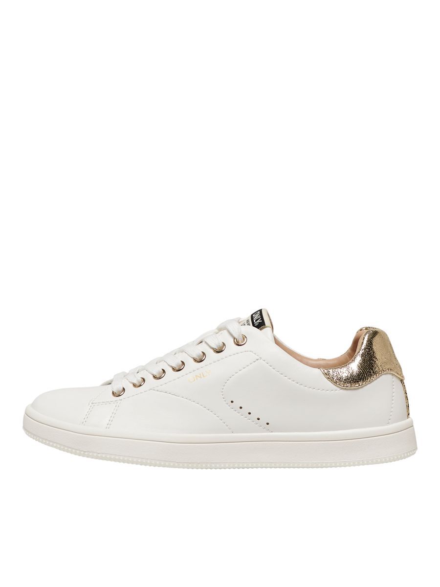 ONLY Kunstleder- Sneaker Damen White günstig online kaufen