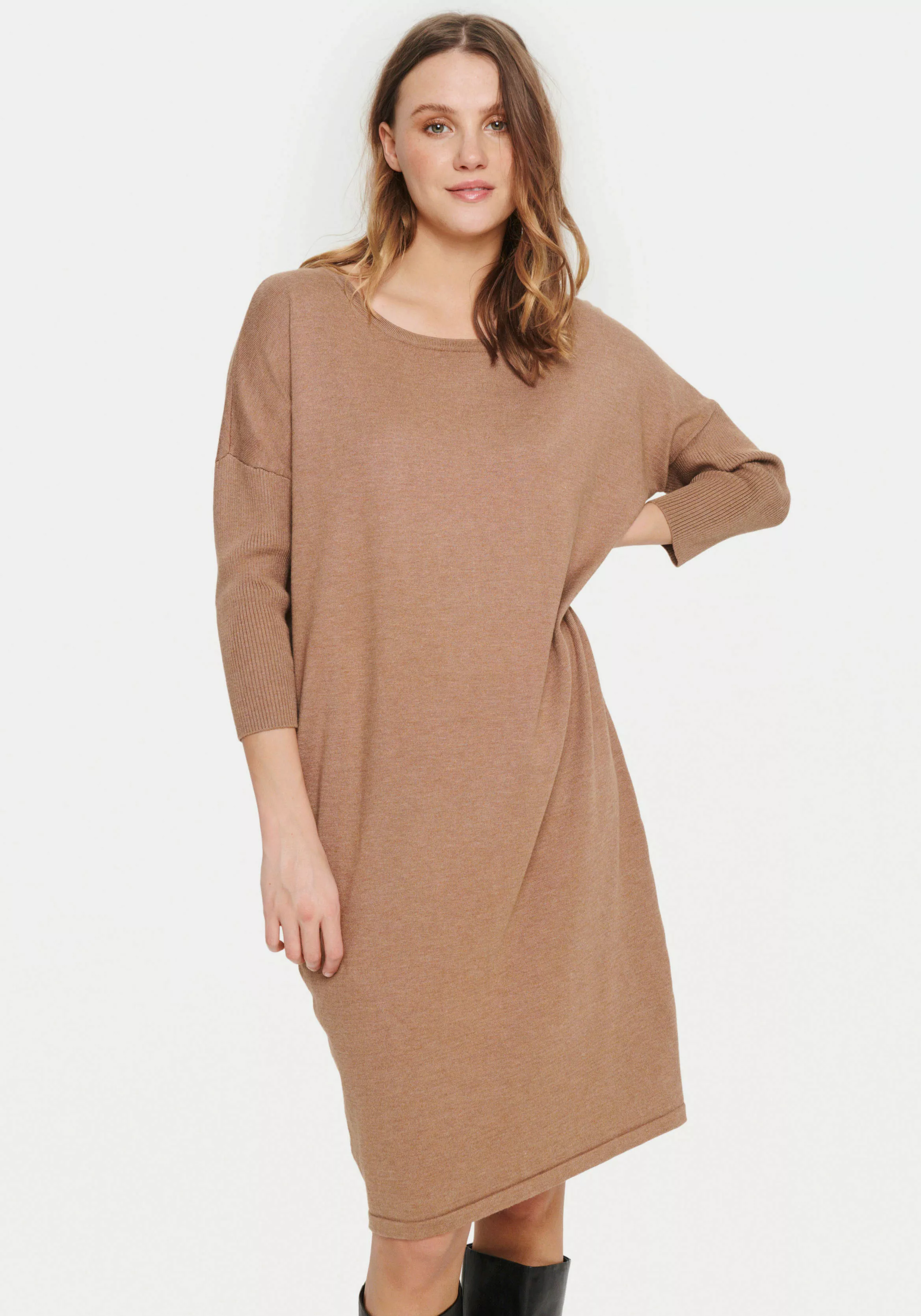 Saint Tropez Strickkleid "MilaSZ R-N Dress", mit 3/4 Ärmel günstig online kaufen