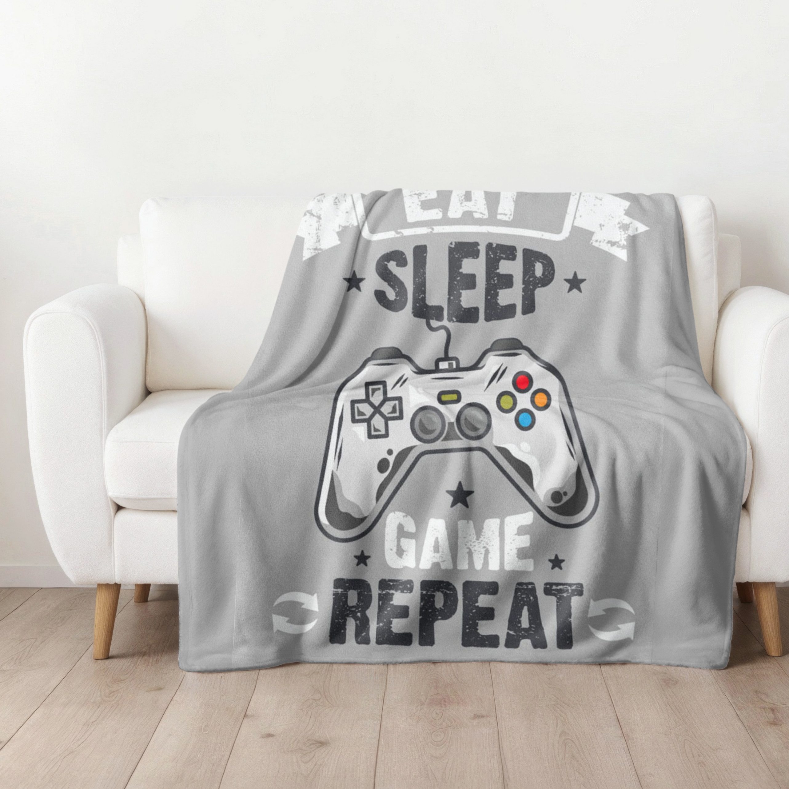 Wohndecke Gamer 150x200 cm, Geschenkidee für günstig online kaufen