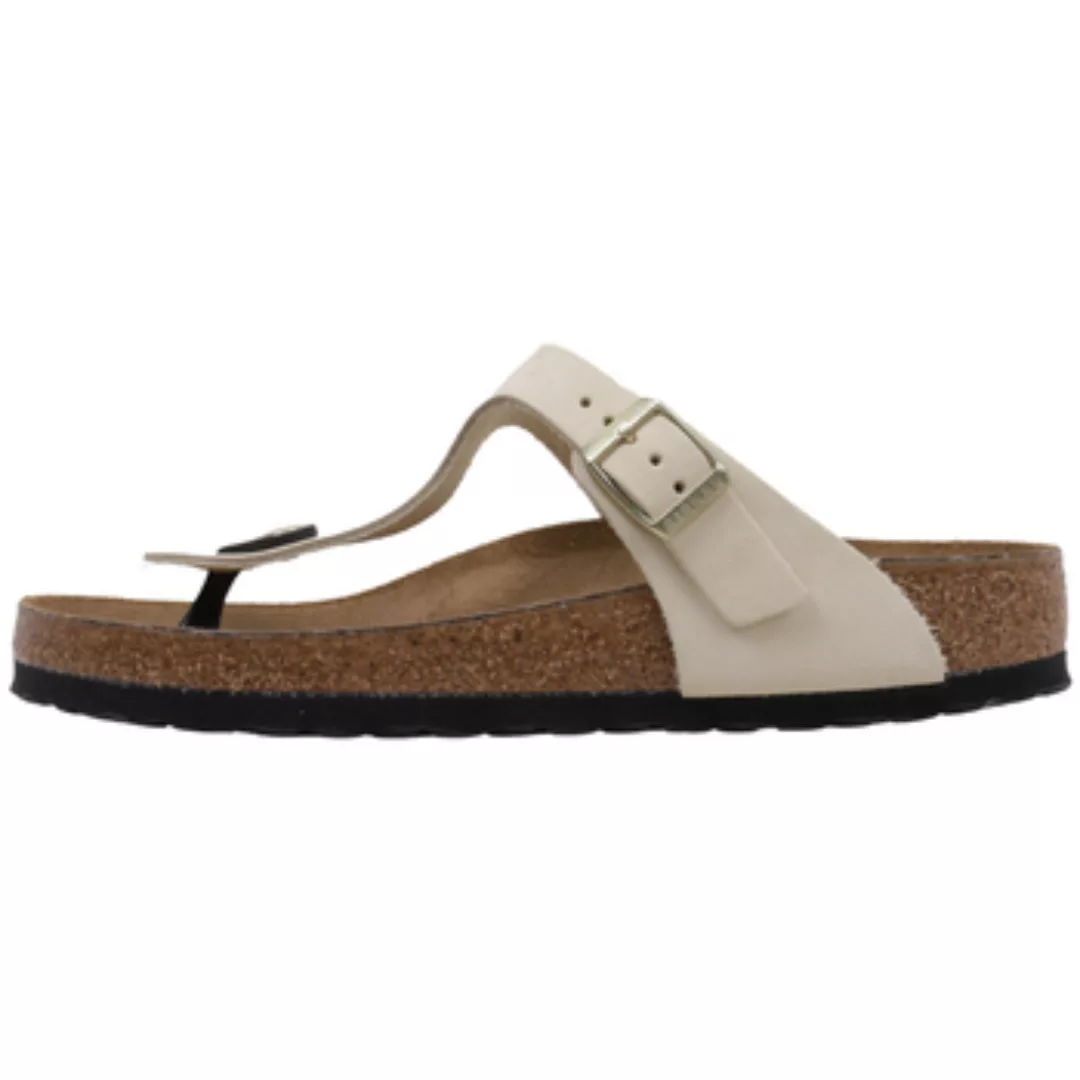 Birkenstock  Sandalen Gizeh LENB Ecru günstig online kaufen