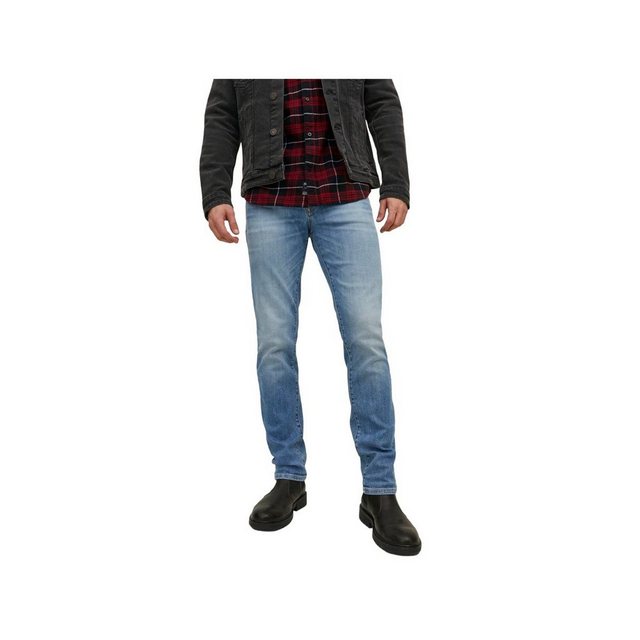 Jack & Jones Herren Jeans JJITIM JJDAVIS JJ 074 - Slim Fit - Blau - Blue De günstig online kaufen